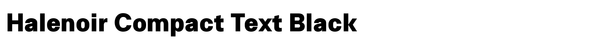 Halenoir Compact Text Black image